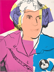 アンディ・ウォーホル「リリアン・カーター:Lillian Carter」版画 1977年
