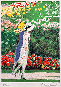 カシニョール「VOEUX」版画 1987年