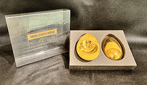 宮脇愛子「GOLDEN EGG」真鍮
