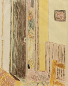 ピエール・ボナール「暖炉のある部屋」版画 1942-1946年