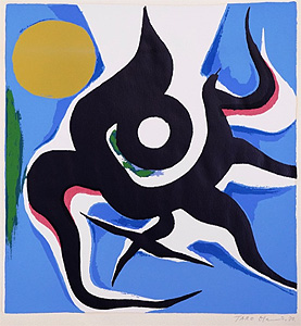 岡本太郎「青空」版画 1970年