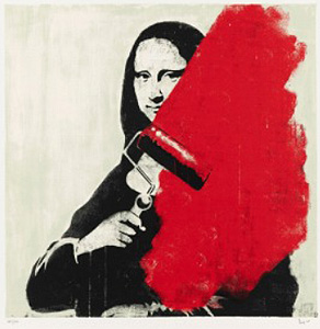DOLK(ドルク)「The Last Mona」版画 2008年