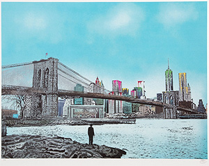ニック・ウォーカー「The Morning After Brooklyn」版画 2016年