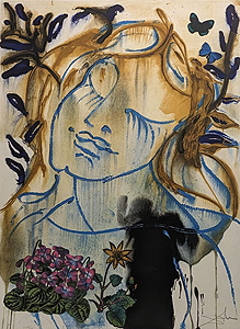 サルバドール・ダリ「四季のファンタジー：春」版画 1972年