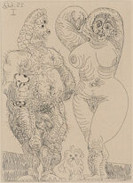 パブロ・ピカソ「ラ・セレスティーヌ #1658」銅版画 1968年