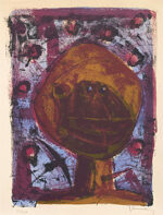 ルフィーノ・タマヨ「鳥と頭：Cabeza con Pájaros」版画 1958年