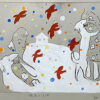 山本容子「晩年の子供」手彩色銅版画 1991年