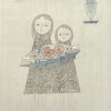 南桂子「二人の少女」銅版画 1967年