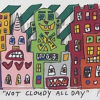 ジェームス・リジィ「NOT CLOUDY ALL DAY」3D版画 1990年