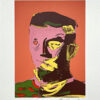 井田幸昌「Portrait No.4」版画 2021年