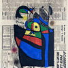 ジョアン・ミロ「新聞：LE JOURNAL」版画 1972年