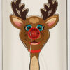 ジェフ・クーンズ「Rudolph the Red-Nosed Reindeer, Paddle Ball Game」ミクストメディア 2000年
