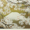 中島千波「桜花霞富士」版画