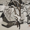 斎藤清「会津の冬(44)」木版画