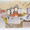 中島潔「想い雪」版画
