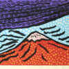 草間彌生「富士は心の故郷」木版画