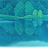 東山魁夷「緑の湖畔(新復刻画)」版画