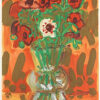 梅原龍三郎「花」版画