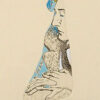 山本容子「Jean Cocteau☆」手彩色銅版画