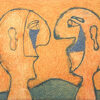 ルフィーノ・タマヨ「二人の人物」銅版画